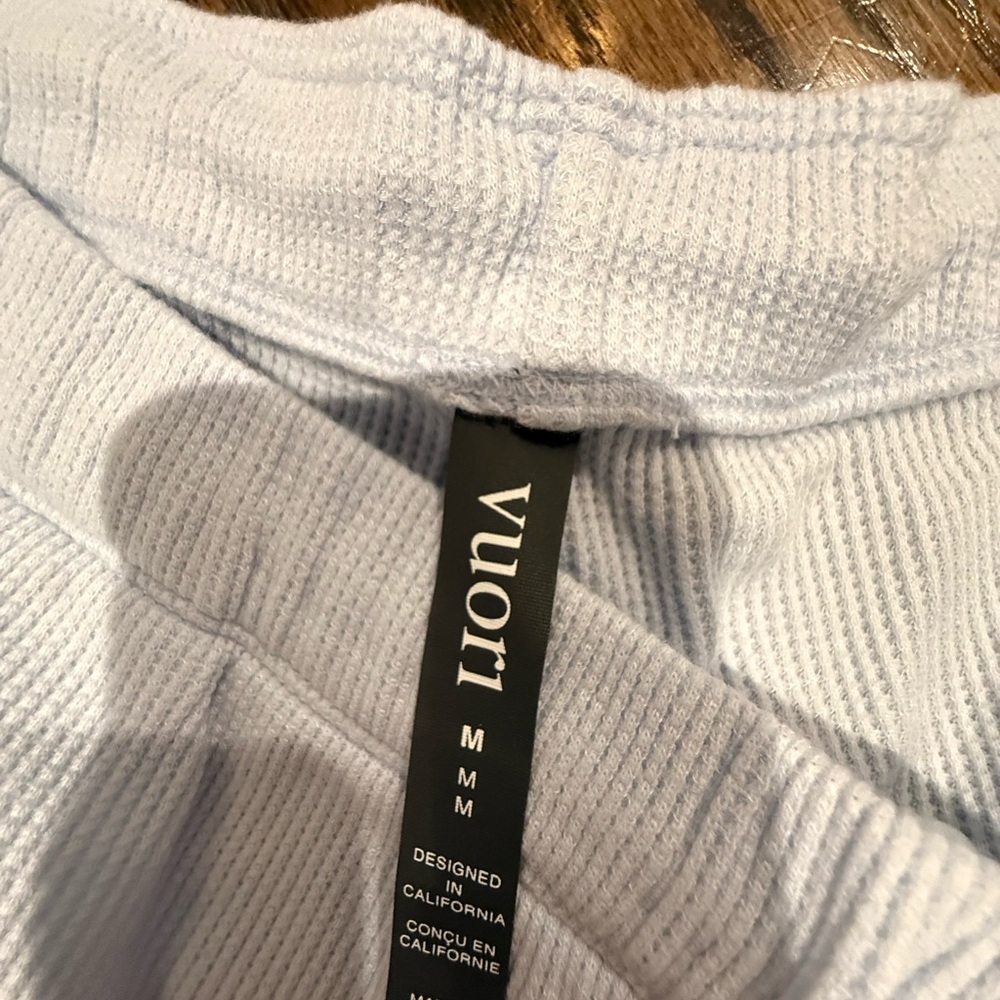 Vuori Light Blue waffle Lounge Pants - Picture 2 of 3